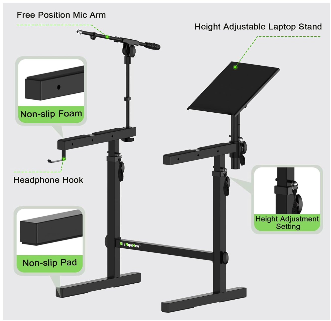 Keyboard Stand IS-622B 6 Keyboard Stand IS-622B - Image 3