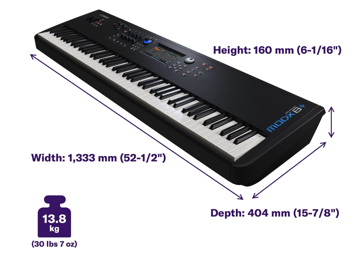 Yamaha MODX8+ Synthesizer Keyboard 6 Yamaha MODX8+ Synthesizer Keyboard - Image 3