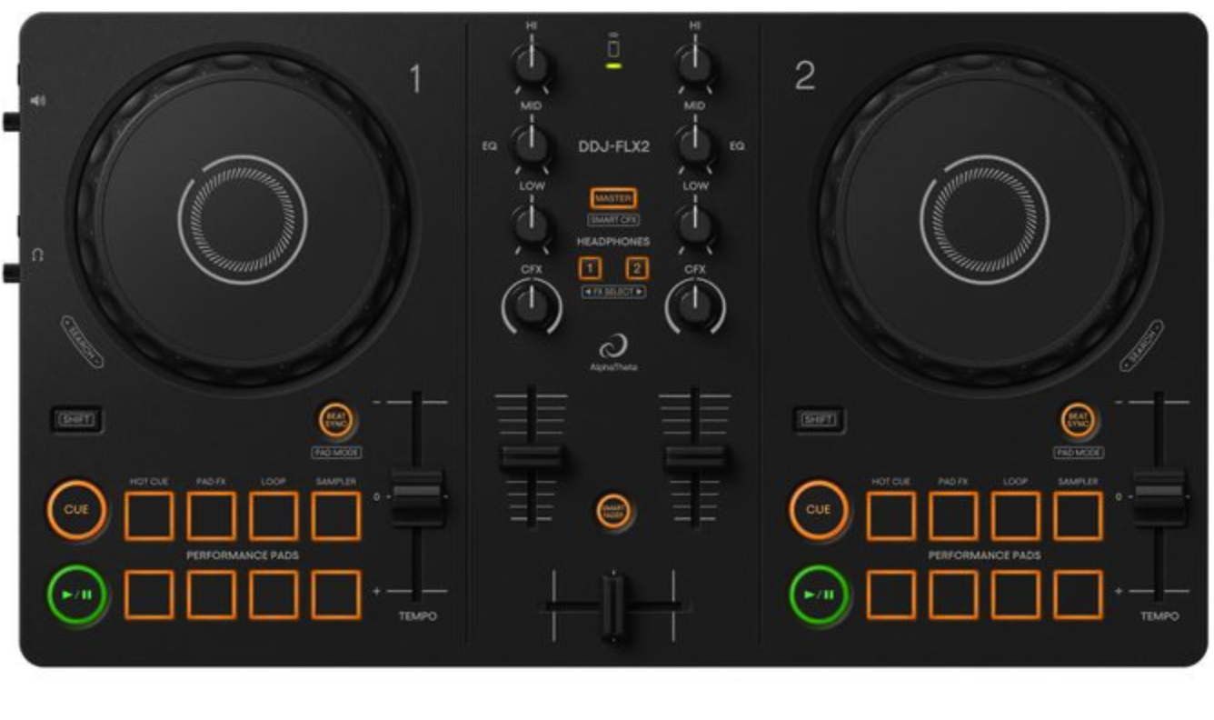 Pioneer DJ DDJ FLX2 2 Channel DJ Controller Drumbeats